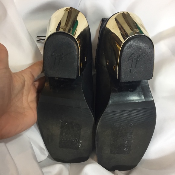 Giuseppe Zanotti Zipper Ankle Booties Sz 8 - Picture 8 of 13